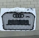 Решетка радиатора Audi A6 C7 2015-2018 стиль RS черный глянец - изображение 4