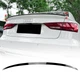 Спойлер багажника Audi A3 S3 8V 2014-2020 сабля S-стиль черный глянец - изображение 1