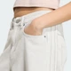 Жіночі джинси HIGH-RISE WIDE-LEG adidas KQ6470 (30-34) бежевий (4069996355378) - зображення 5