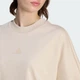 Женская футболка SOFT LUX LOOSE adidas KF4716 (L) бежевый (4069993687458) - изображение 4