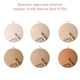 Пудра для лица запеченная TopFace ProHD Natural Glow PT704, 005 Golden Tan Насыщенно-бежевая - изображение 2