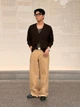 Кардиган мужской Uniqlo 758102997 M Коричневый (1160088288) - изображение 5