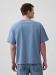 Футболка хлопковая мужская GAP 183345171 XL Синяя (1160673430) - изображение 2
