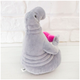 Мягкая игрушка Ждун с сердцем 21х14х16 см для подарка серый Weber Toys MC-4810 - зображення 3
