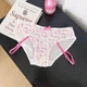 Женские трусики слипы белого цвета с принтом Hello Kitty, белые трусики слипы Хелоу Китти с бантиком, М - изображение 7