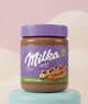 Шоколадно горіхова паста Milka Hazelnut Creme 350 г з фундуком кремова для тостів млинців десертів у скляній банці - зображення 7