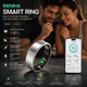 Смарт-кільце BIEMHA Smart Ring Size 9 Silver, iOS Android, IP68, сон, пульс, активність - зображення 1