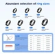Смарт-кільце BIEMHA Smart Ring Size 9 Silver, iOS Android, IP68, сон, пульс, активність - зображення 2