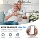 Смарт-кільце BIEMHA Smart Ring Size 9 Silver, iOS Android, IP68, сон, пульс, активність - зображення 4