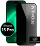 Защитное стекло антишпион для iphone 15 pro на весь экран приватное стекло Shieldy - изображение 1