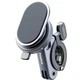Вело- Мото- держатель Baseus PrimeTrip Stick-on Магнитный Цинк + ABS 85x58 мм Cosmic Black - изображение 1
