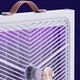 Электрическая ловушка для насекомых с UV-подсветкой 1200 мАч 215х215х65 мм белая - изображение 4