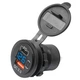 Автомобильное зарядное устройство с быстрой зарядкой LoadUP A39C (QC 3.0, USB Type-C, PD) - изображение 1