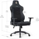 Геймерське крісло Cyberlux Poseidon Black (арт. GM-415 B) - изображение 4