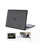 Чехол матовый для Macbook 2020 Air 13 A2337 M1, Черный + пленка, накладка на клавиатуру - изображение 1