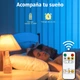 Аккумуляторная LED лампа E27 , беспроводная, магнитная база, пульт дистанционного управления, 3 режима белого света, USB Type-C - изображение 4