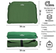 Сидіння Tribe T-BD-0018 Camping Seat самонадувне 38×28×3.8см зелений НЕКОНДИЦІЯ - зображення 4