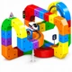 3D-трек-конструктор с поездом Cube Track, 81 деталь, едет вверх ногами, аккумулятор, подсветка, USB, 8 присосок - изображение 1