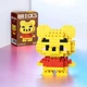 Детский 3D конструктор Bricks фигурка "Винни-Пух" из миниблоков 144 детали пиксельные блоки 6×4,6×3,6 см (AA1062) - изображение 2