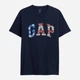 Футболка хлопковая мужская GAP 779317123 M Синяя (1160672781) - изображение 4