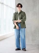 Ветровка мужская Uniqlo 809686743 XL Зеленая (1160676049) - изображение 11