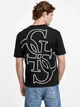 Футболка хлопковая мужская Guess 743433552 2XL Черная (1160691134) - изображение 2