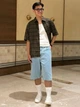 Рубашка хлопковая мужская Uniqlo 462922216 M Коричневая (1160739271) - изображение 11
