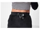 Спортивные штаны Slim Fit велюровые для женщины Esmara Lenzing EcoVero 495054 M Черный - изображение 4