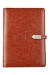 Блокнот с беспроводной зарядкой Powerbank 8000 mAh с флешкой 16 Гб Коричневый №2 - изображение 4