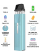Підсистема Vaporesso XROS Mini KIt Sierra Blue 0.8 Ом електронка Вапорессо Хрос 1000 мАг Міні Кіт вейп 2 мл - зображення 3