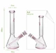 Стеклянный бонг Hello Kitty Beaker 25см боросиликатное стекло SG 19 компактный - изображение 4