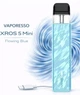 Под система электронная сигарета Vaporesso XROS 5 Mini Flowing Blue подик Хрос мини 1500 мАч до 30 Вт с сопротивлением 0,8 Ом голубая - изображение 1
