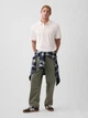 Поло длинное мужское GAP 728352968 L Молочное (1160821982) - изображение 3