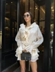 Повітряна сукня з рюшами - Classyme - XS - Бежевий - (20d) - зображення 3