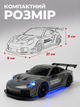 Дрифт машинка на радиоуправлении Porsche 911 GT3 RS Светятся фары 4WD Полный привод На пульте управления Радиоуправляемая Серая - изображение 6