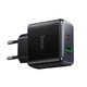 Адаптер сетевой HOCO Upgrade charger C158A |1USB/1Type-C, 45W/3A, PD/QC| - изображение 7