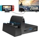 Док-станція для Nintendo Switch / Switch OLED з HDMI 4K та USB 3.0, чорна - изображение 1