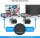 Док-станція для Nintendo Switch / Switch OLED з HDMI 4K та USB 3.0, чорна - изображение 3
