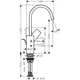 Hansgrohe Vivenis 210 Змішувач для умивальника, хром (75030000) - зображення 5