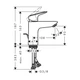 Hansgrohe Logis 100 Смеситель для умывальника, хром (71100000) - изображение 7