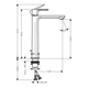 Hansgrohe Rebris S Смеситель для раковины, черный матовый (72590670) - изображение 3