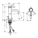 Hansgrohe Tecturis S Змішувач для раковини, чорний матовий (73310670) - зображення 3