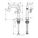 HANSGROHE Tecturis S Смеситель для раковины, хром (73340000) - изображение 4