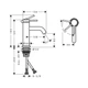 Hansgrohe Tecturis S Змішувач для раковини, чорний матовий (73301670) - зображення 3