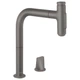 Hansgrohe Metris Select 200 Смеситель для кухни, черный хром (73818340) - изображение 1