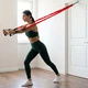 Багатофункціональна дошка для тренувань з еспандерами Gymtek FlexBoard G-42913 Рожево-чорна (5905884429136) - зображення 9