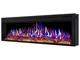 Линейный электрокамин ArtiFlame AF58 Multicolor 3D визуализации пламени 3 цвета со звуком с обогревом - изображение 4