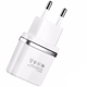 Мережевий зарядний пристрій Hoco C12 Dual USB Charger 2USB / 2.4A Білий - изображение 1