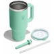 Термочашка Hydro Flask 950 ml Travel Tumbler Clear Lid Зелений - зображення 4