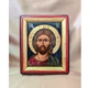 Греческая Писаная икона Спасителя Иисуа Христа 15×19 см 16×20 см - изображение 1